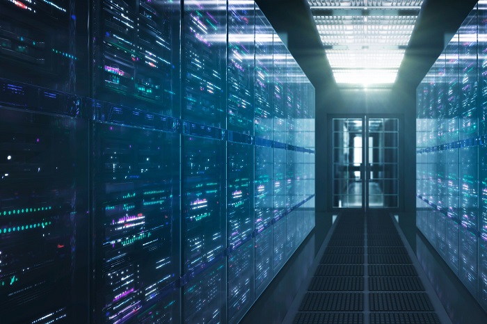 Interior of a server room. SQL injection attacks are one of the oldest web application vulnerabilities